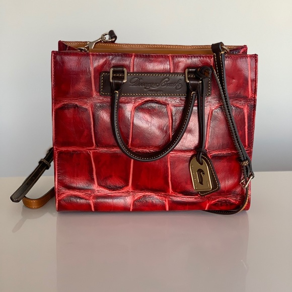 Dooney & Bourke Handbags - Rare Dooney and Bourke Croco Janine Satchel